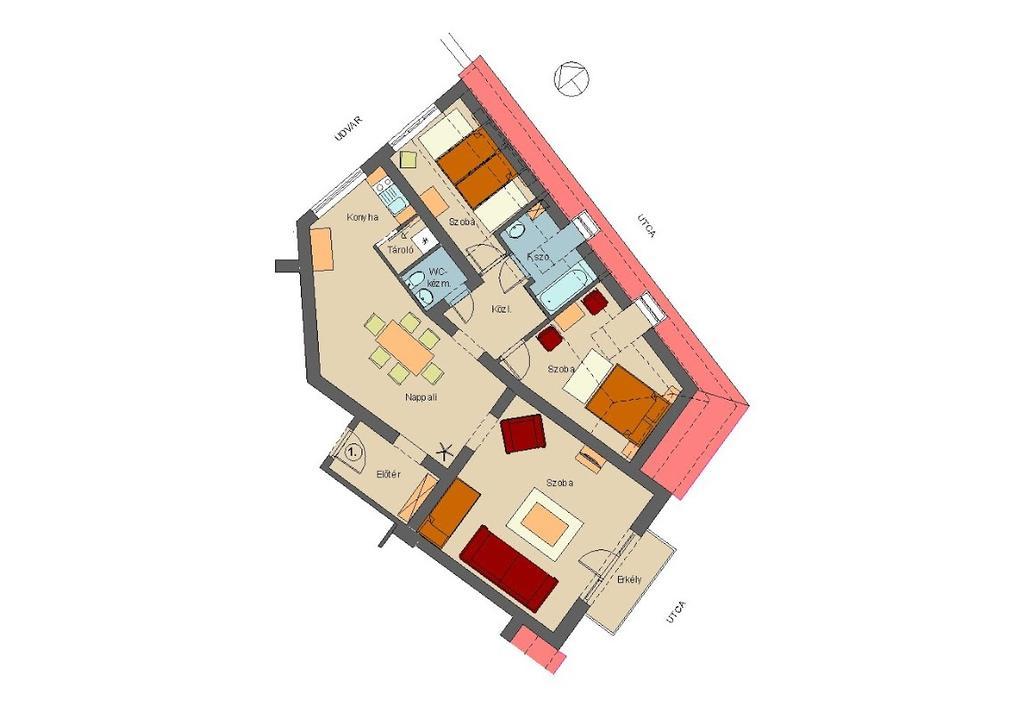 Corner Apartman Eger Quarto foto